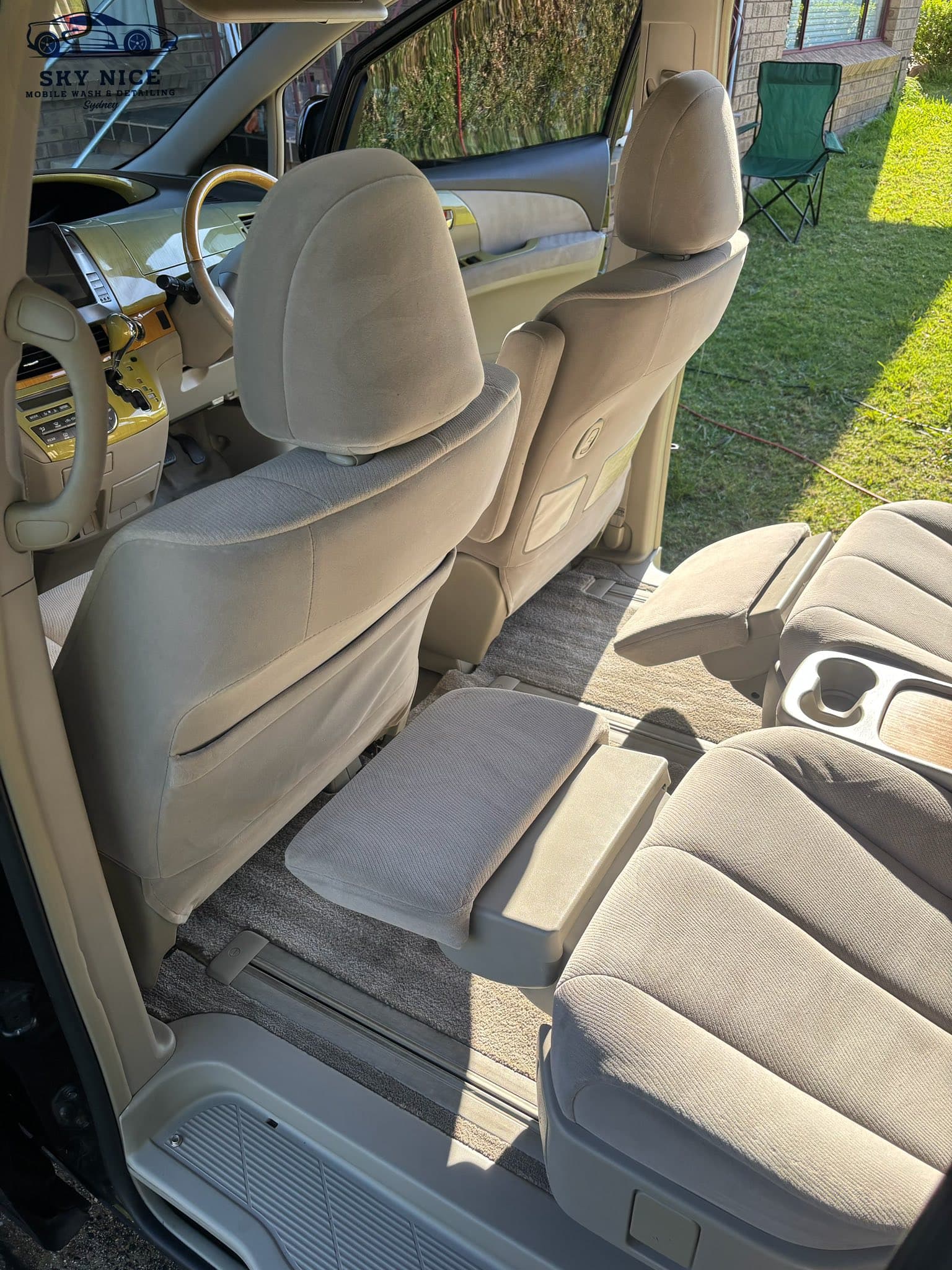 Wheel rims after cleaning - polished and shining