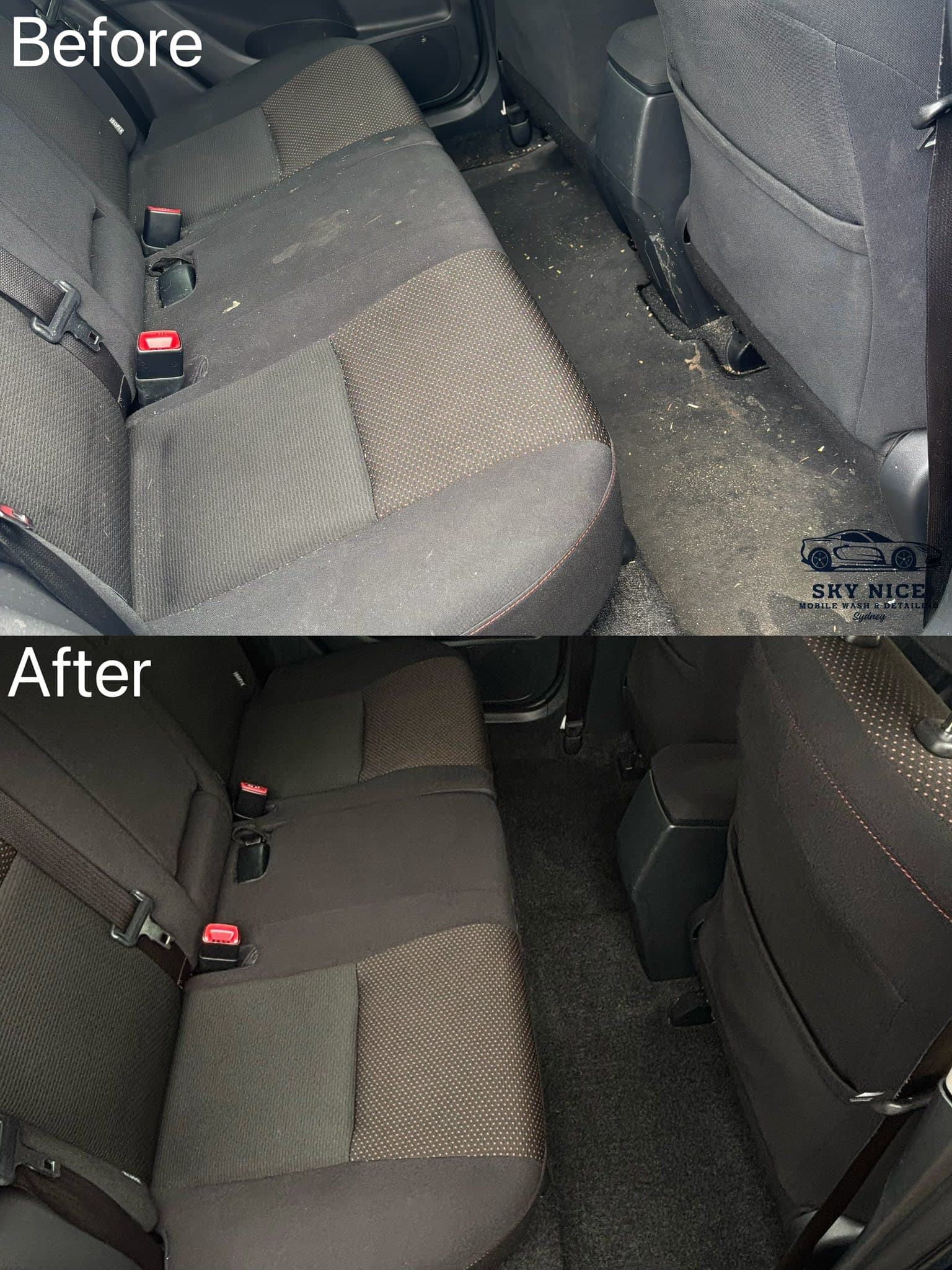 Headlights after restoration - clear and bright