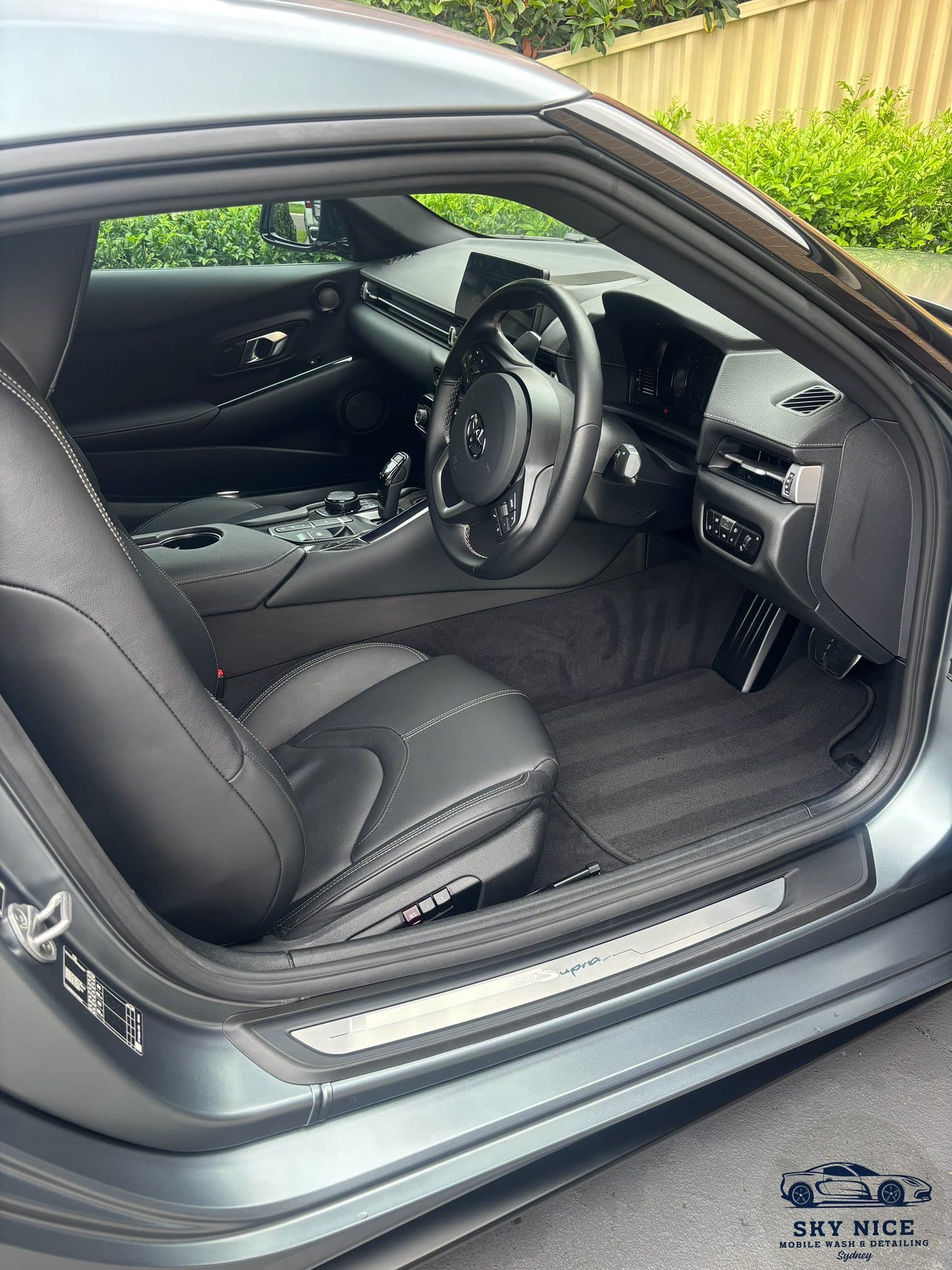 Car after full detail package - mirror-like finish