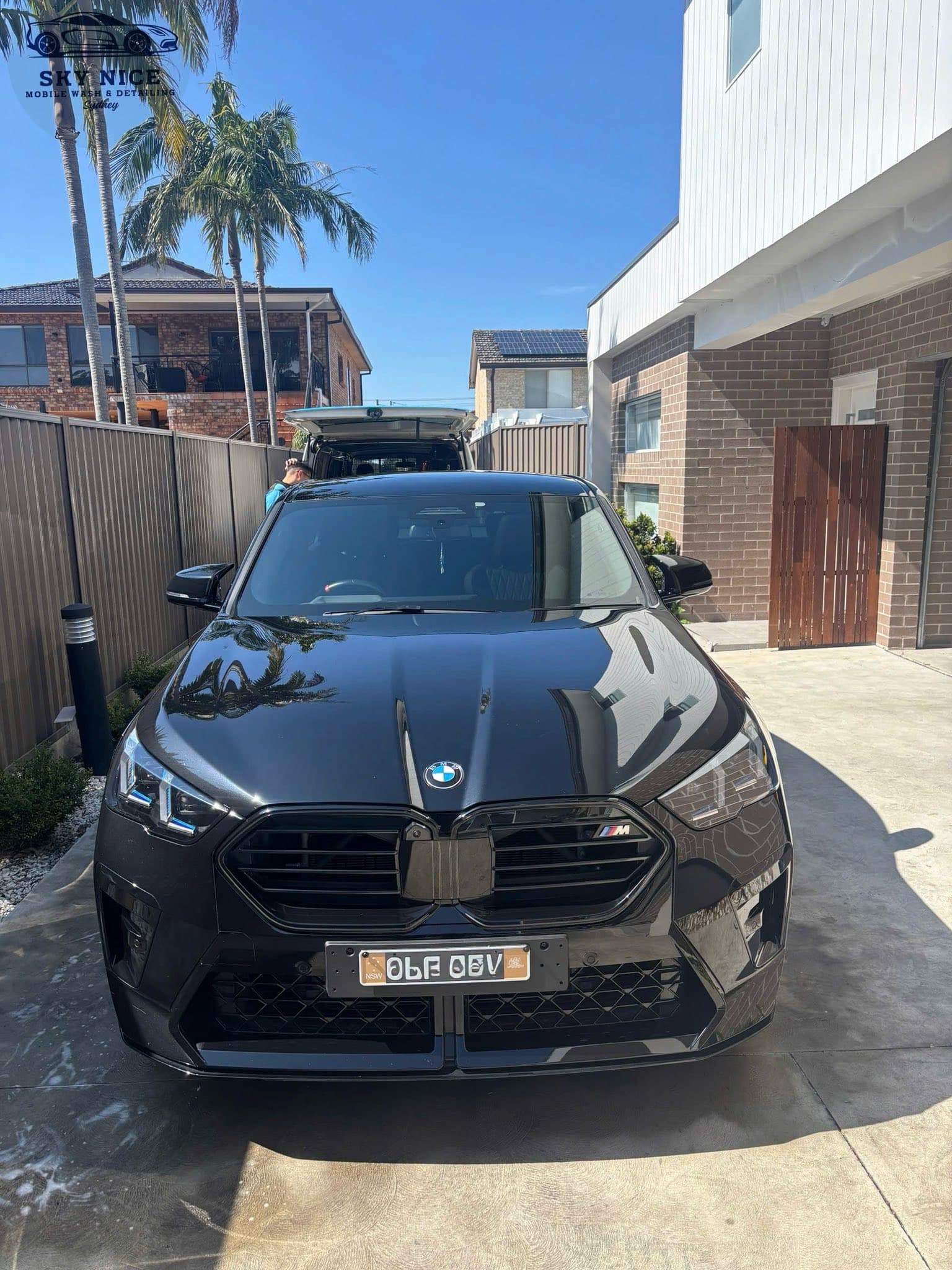Car undercarriage after detailing - clean and fresh
